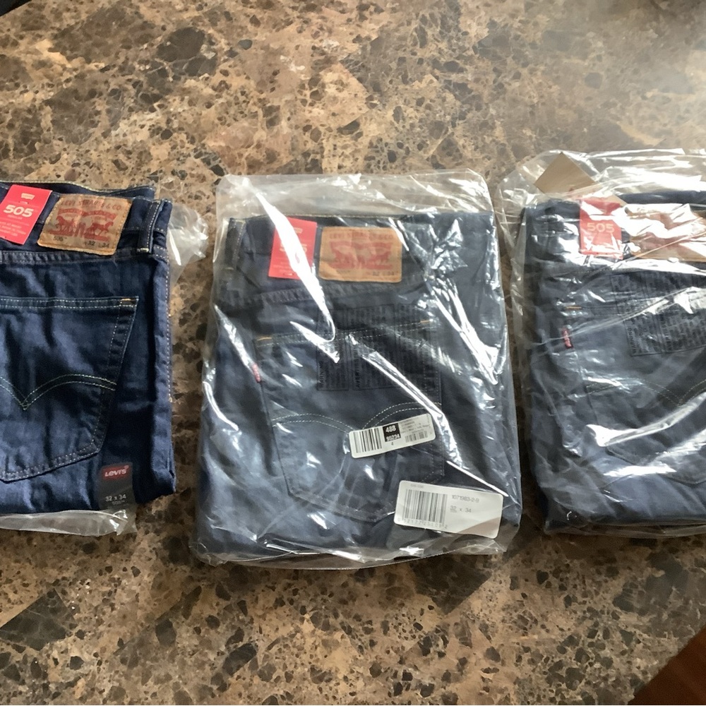 2 - Levi’s 505 Darkwash Jeans - Picture 2 of 6